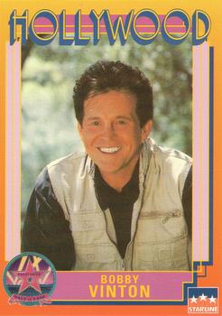 1991 Starline Hollywood Walk of Fame #48a Bobby Vinton Front