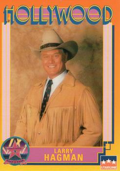 1991 Starline Hollywood Walk of Fame #50 Larry Hagman Front