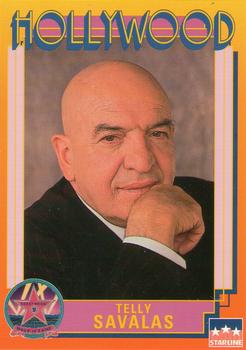 1991 Starline Hollywood Walk of Fame #60 Telly Savalas Front