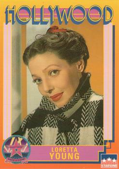 1991 Starline Hollywood Walk of Fame #65 Loretta Young Front