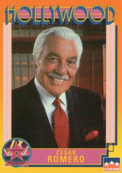 1991 Starline Hollywood Walk of Fame #70 Cesar Romero Front