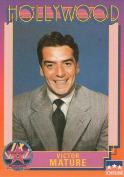1991 Starline Hollywood Walk of Fame #87 Victor Mature Front