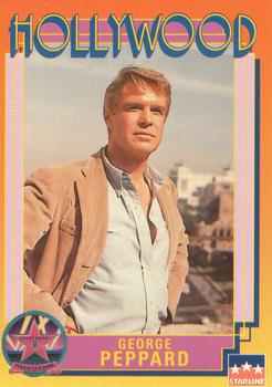 1991 Starline Hollywood Walk of Fame #91 George Peppard Front