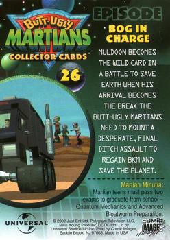2002 Comic Images Butt-Ugly Martians #26 Muldoon becomes the wild card in a battle to s Back
