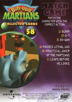 2002 Comic Images Butt-Ugly Martians #58 B.Bop / 2-T / Do-Wah Back