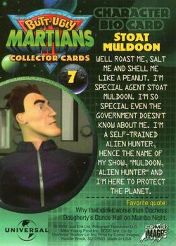 2002 Comic Images Butt-Ugly Martians #7 Stoat Muldoon Back