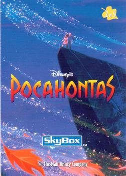 1995 SkyBox Pocahontas - Dufex #2 Pocahontas / John Smith Back