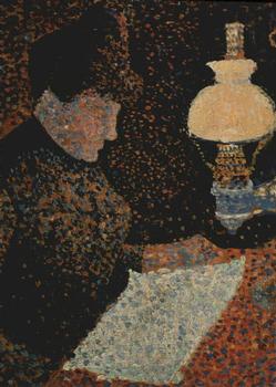 1993 Comic Images The Masterpiece Collection #75 Woman In The Lamplight - Paul Signac - French Front