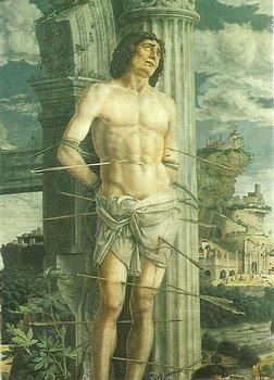 1993 Comic Images The Masterpiece Collection #76 Saint Sebastian - Andrea Mantegna - Italian Front