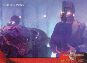 1997 SkyBox Babylon 5 Special Edition #16 Kyle and Kosh Front