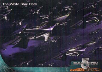1997 SkyBox Babylon 5 Special Edition #57 The White Star Fleet Front