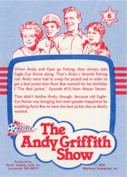 1990 Pacific The Andy Griffith Show Series 1 #6 Eagle-Eye Annie Back