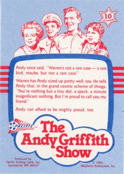 1990 Pacific The Andy Griffith Show Series 1 #10 Andy and Warren on Call Back
