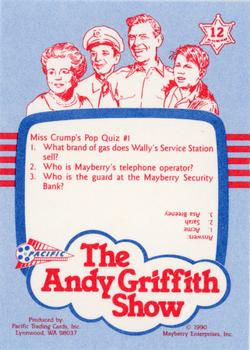 1990 Pacific The Andy Griffith Show Series 1 #12 Mayberry Sweethearts Back