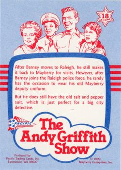 1990 Pacific The Andy Griffith Show Series 1 #18 The Return of Barney Fife Back