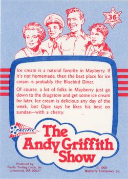 1990 Pacific The Andy Griffith Show Series 1 #36 What's Shakin' in Mayberry Back
