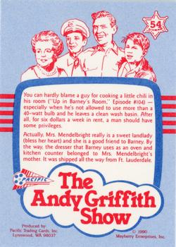 1990 Pacific The Andy Griffith Show Series 1 #54 