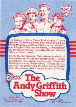 1990 Pacific The Andy Griffith Show Series 1 #79 The Darlings Back
