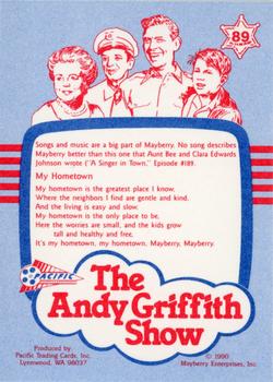 1990 Pacific The Andy Griffith Show Series 1 #89 Tune in to Mayberry Back