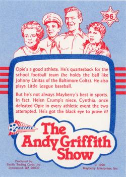 1990 Pacific The Andy Griffith Show Series 1 #96 Batman Back