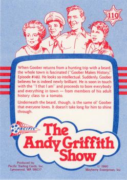 1990 Pacific The Andy Griffith Show Series 1 #110 Have Beard, Will Think Back