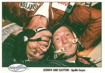 1990-92 Space Ventures Space Shots #0135 Alexei A. Leonov / Donald Slayton Front
