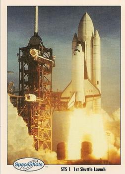 1990-92 Space Ventures Space Shots #0054 STS 1 - 1st Shuttle Launch Front