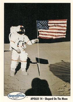 1990-92 Space Ventures Space Shots #0091 Apollo 14 - Shepard On The Moon Front