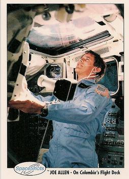 1990-92 Space Ventures Space Shots #0132 Joe Allen - On Columbia's Flight Deck Front
