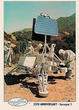 1990-92 Space Ventures Space Shots #0140 25th Anniversary - Surveyor 1 Front