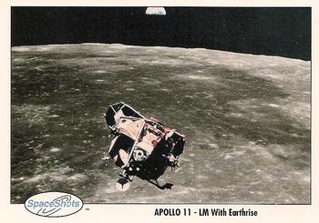 1990-92 Space Ventures Space Shots #0165 Apollo 11 - LM With Earthrise Front