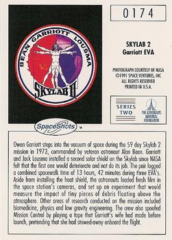 1990-92 Space Ventures Space Shots #0174 Skylab 2 - Garriott EVA Back