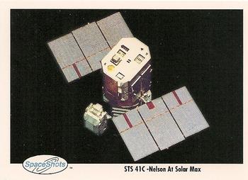 1990-92 Space Ventures Space Shots #0179 STS 41C - Nelson At Solar Max Front