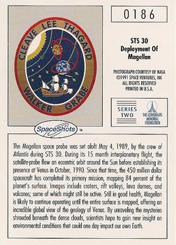 1990-92 Space Ventures Space Shots #0186 STS 30 - Deployment Of Magellan Back