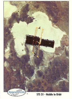 1990-92 Space Ventures Space Shots #0190 STS 31 - Hubble In Orbit Front