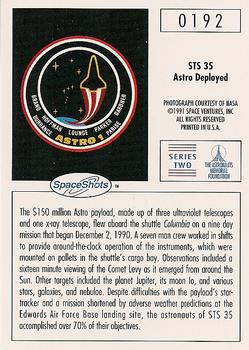 1990-92 Space Ventures Space Shots #0192 STS 35 - Astro Deployed Back