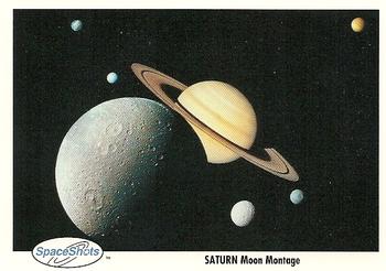 1990-92 Space Ventures Space Shots #0206 Saturn Moon Montage Front