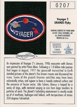 1990-92 Space Ventures Space Shots #0207 Voyager 2 - Uranus Flyby Back