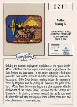 1990-92 Space Ventures Space Shots #0211 Galileo Passing IO Back