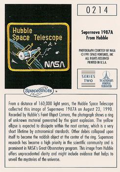 1990-92 Space Ventures Space Shots #0214 Supernova 1987A From Hubble Back