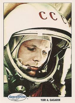 1990-92 Space Ventures Space Shots #0221 Yuri A. Gagarin Front