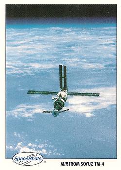 1990-92 Space Ventures Space Shots #0251 MIR from Soyuz TM-4 Front