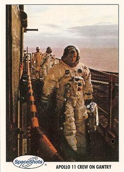 1990-92 Space Ventures Space Shots #0261 Apollo 11 Crew on Gantry Front