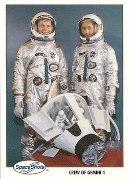 1990-92 Space Ventures Space Shots #0274 Crew of Gemini 4 Front