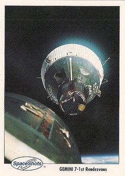 1990-92 Space Ventures Space Shots #0280 Gemini 7 - 1st Rendezvous Front