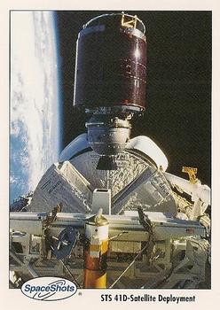 1990-92 Space Ventures Space Shots #0297 STS 41D - Satellite Deployment Front