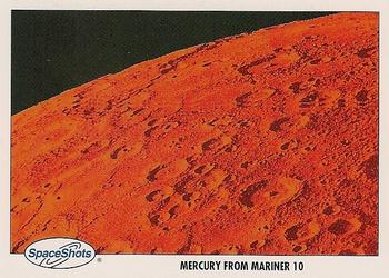1990-92 Space Ventures Space Shots #0307 Mercury from Mariner 10 Front