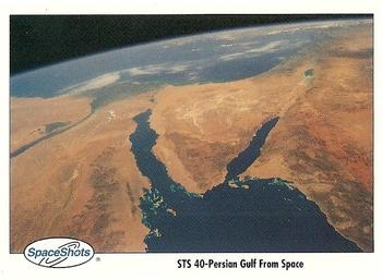 1990-92 Space Ventures Space Shots #0326 STS 40 - Persian Gulf From Space Front