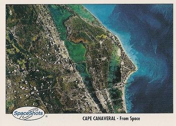 1990-92 Space Ventures Space Shots #0329 Cape Canaveral - From Space Front