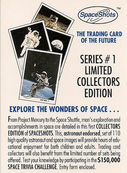 1990-92 Space Ventures Space Shots #NNO Series #1 Limited Collectors Edition Front